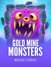 Juego de mina de oro con monstruos y tesoros brillantes