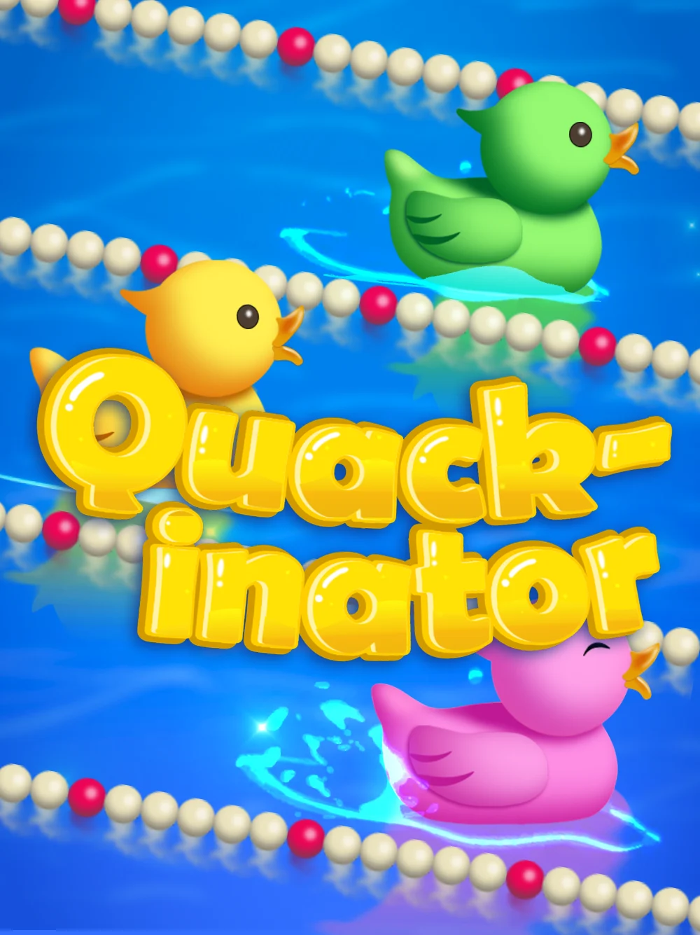 Personaje pato futurista en un juego de humor y acción